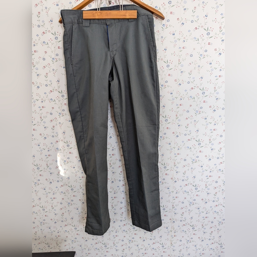 Dickies Slim Taper Flex Pants 30 x 30 Khaki Color Work Saturday Outdoor Classic